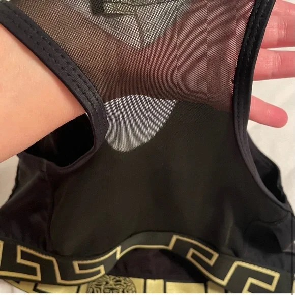 Womens Versace Greca Border sports bra size large - Picture 5 of 8